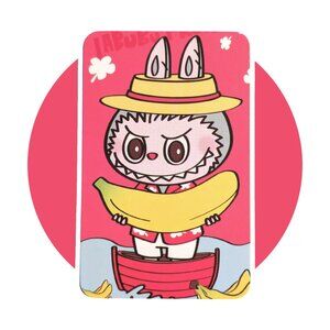 Labubu Anime Art Trading Card (KK107): Elf Monster Troll with Banana